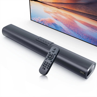 S20L 3D Surround Sound Bar for TV - 2.1 Channel Home Theater Audio System with Built-In Subwoofer, 50W Speakers, HDMI ARC, Bluetooth, Optical, RCA, USB & AUX, Wall Mountable
