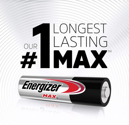 AA and AAA Battery Combo Pack, 48 Count - Includes 24 Max AA and 24 Max AAA Batteries
