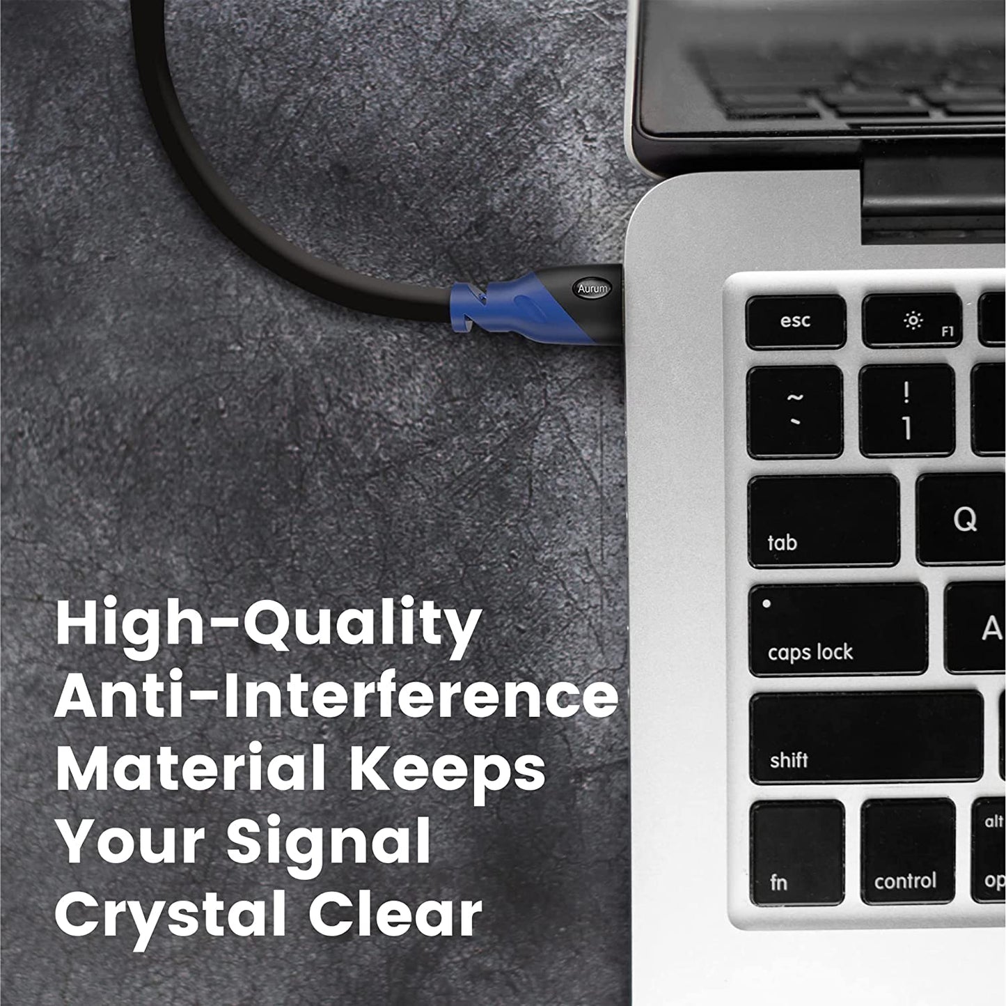 50ft High-Speed 4K HDMI Cable with Ethernet, 4K@60Hz, UHD Resolution, ARC, 3D, CL3 Certified - Compatible with HDTV, PC, Laptop, PS3, Xbox, Blu-Ray