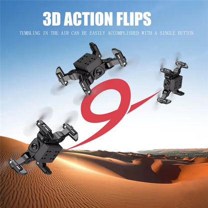 Mini Drone V2 with 4K 1080P HD Camera, WiFi FPV, Air Pressure Altitude Hold, Foldable Quadcopter - Ideal Gift for Kids