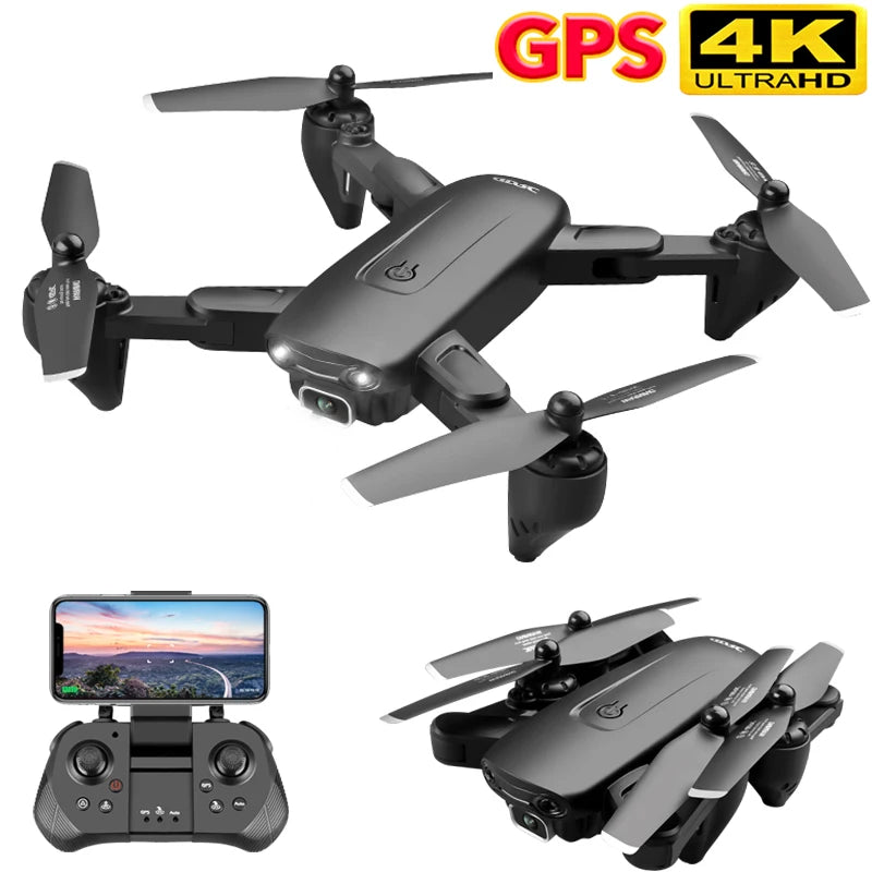 F6 Professional GPS Drone with 4K HD Camera, Follow Me Mode, Optical Flow, and Foldable Design