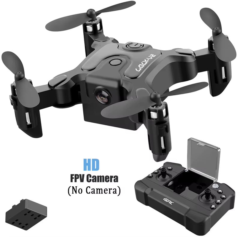Mini Drone V2 with 4K 1080P HD Camera, WiFi FPV, Air Pressure Altitude Hold, Foldable Quadcopter - Ideal Gift for Kids
